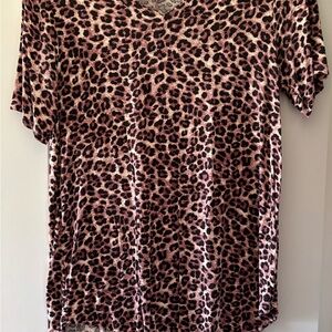 Leopard Print Women's Top